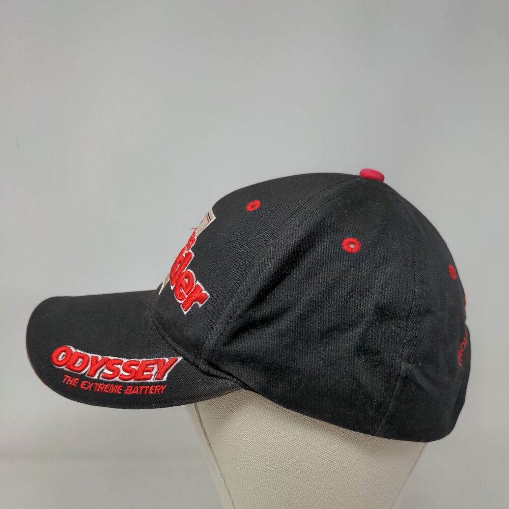 Enersys Trolling Thunder Odyssey Strapback Hat Black Osfa Embroidered 6 Panel View 3